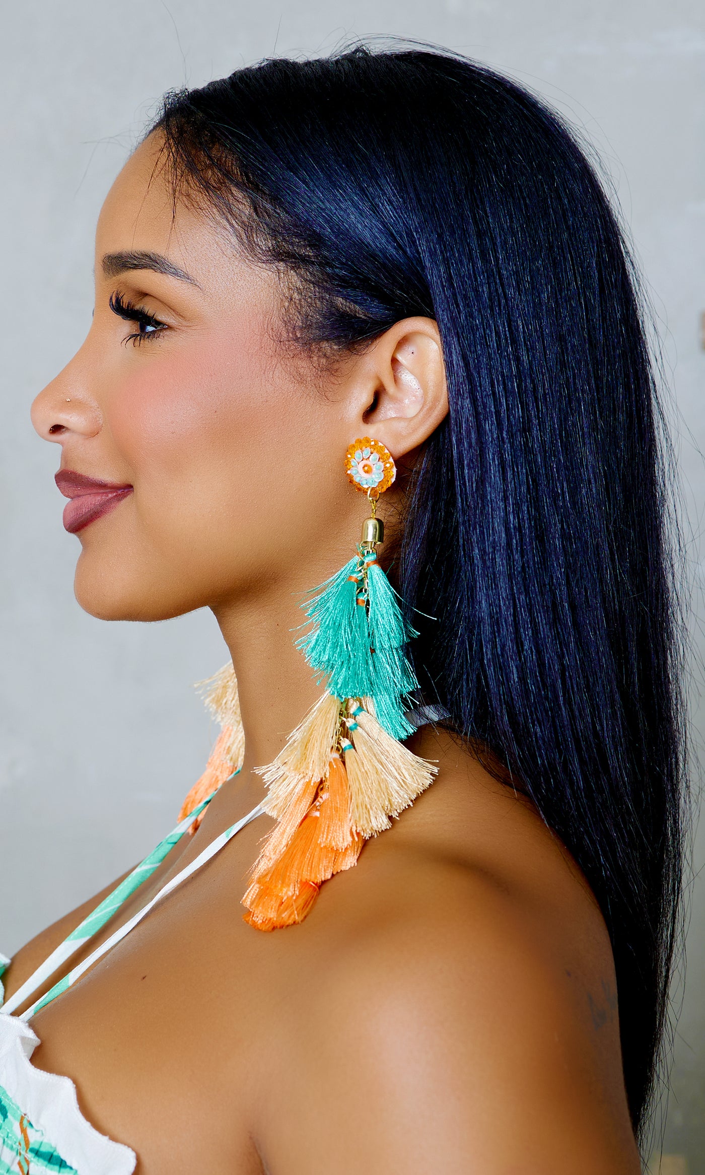 Bohemian | Long Tassel Earrings - Cutely Covered