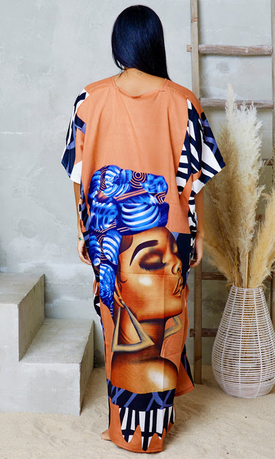 Dreamy Drift Oversized Kaftan Dress - Cutely Covered