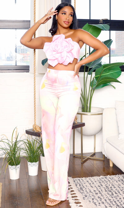 Floral Fantasy | Strapless Set - Pink Dream - Cutely Covered