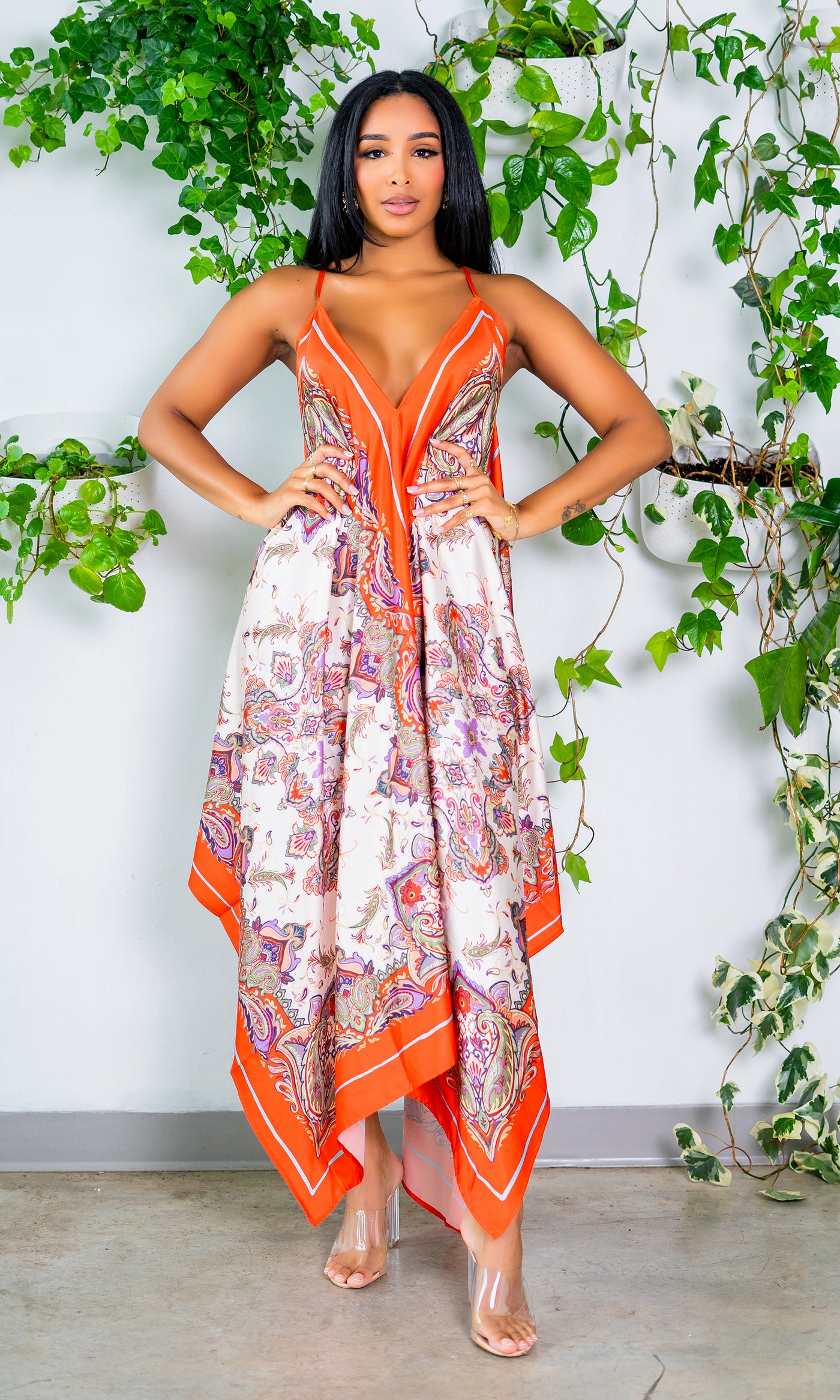 Tangerine Dream Dress - Cutely Covered