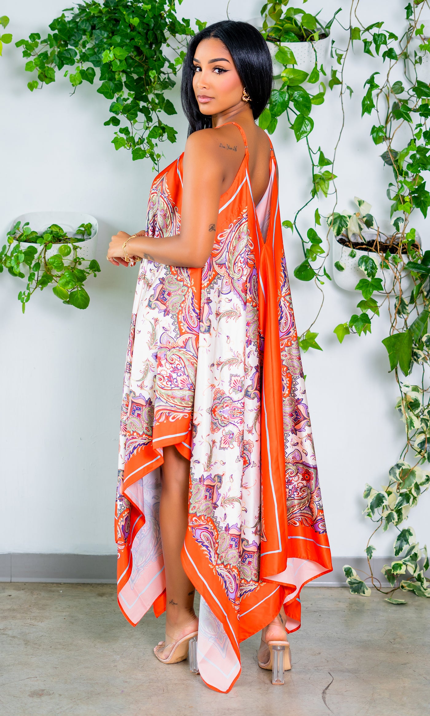 Tangerine Dream Dress - Cutely Covered