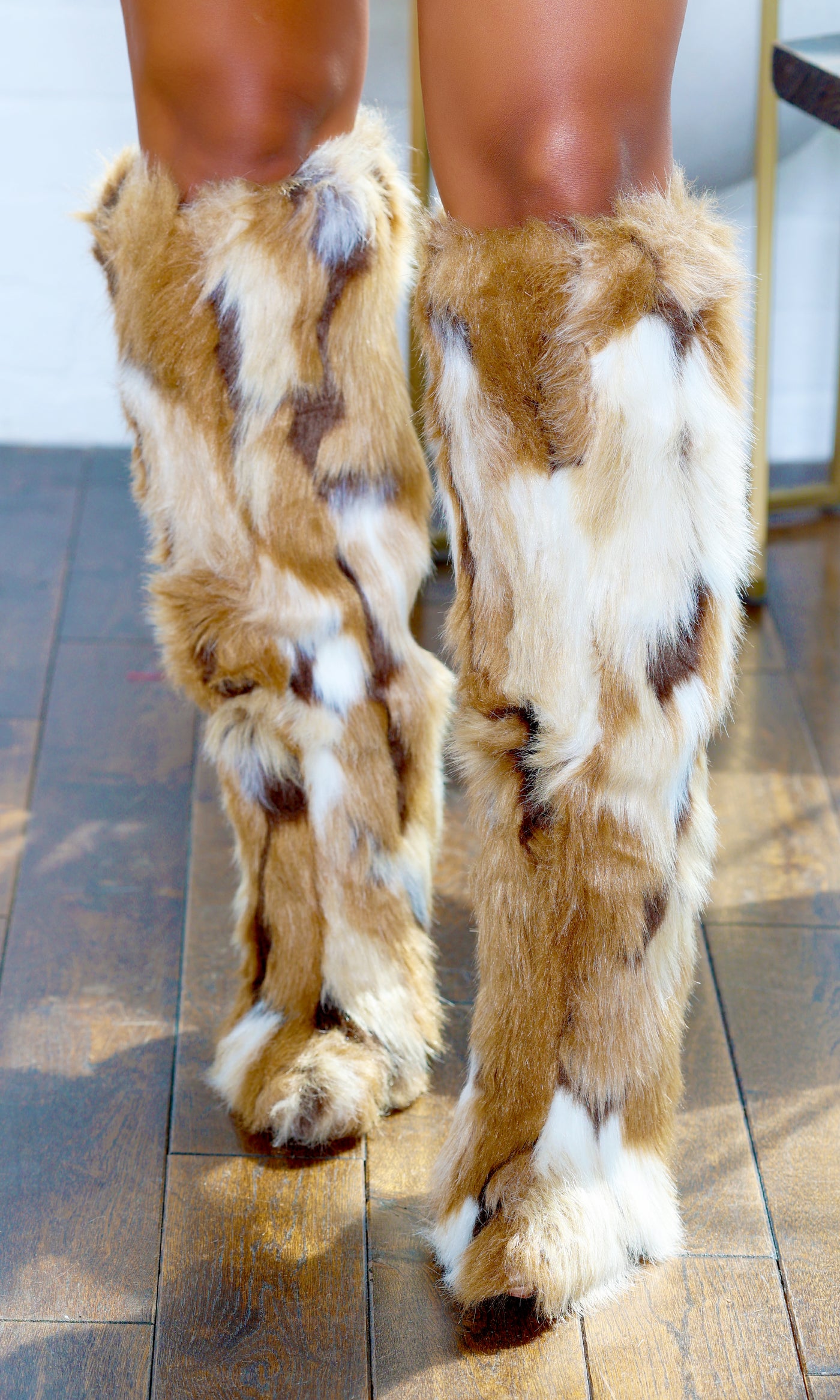 Upsetter Multi Furry Faux Fur Boots PREORDER Ships End October