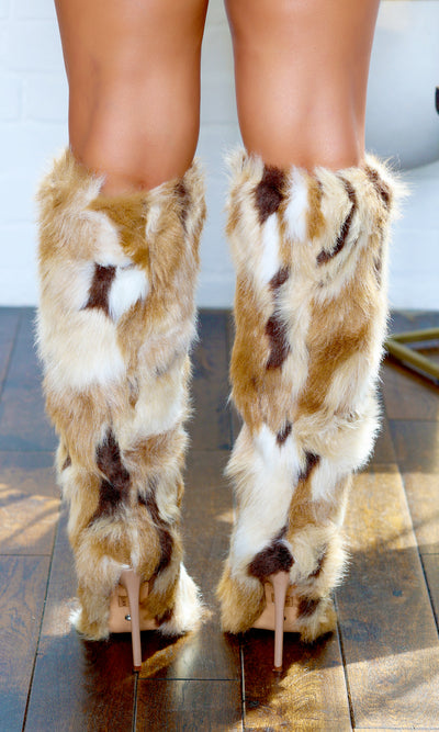 Upsetter Multi Furry Faux Fur Boots PREORDER Ships End October