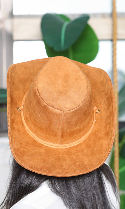 Stylish Charm | Cow Girl Western Hat - Brown