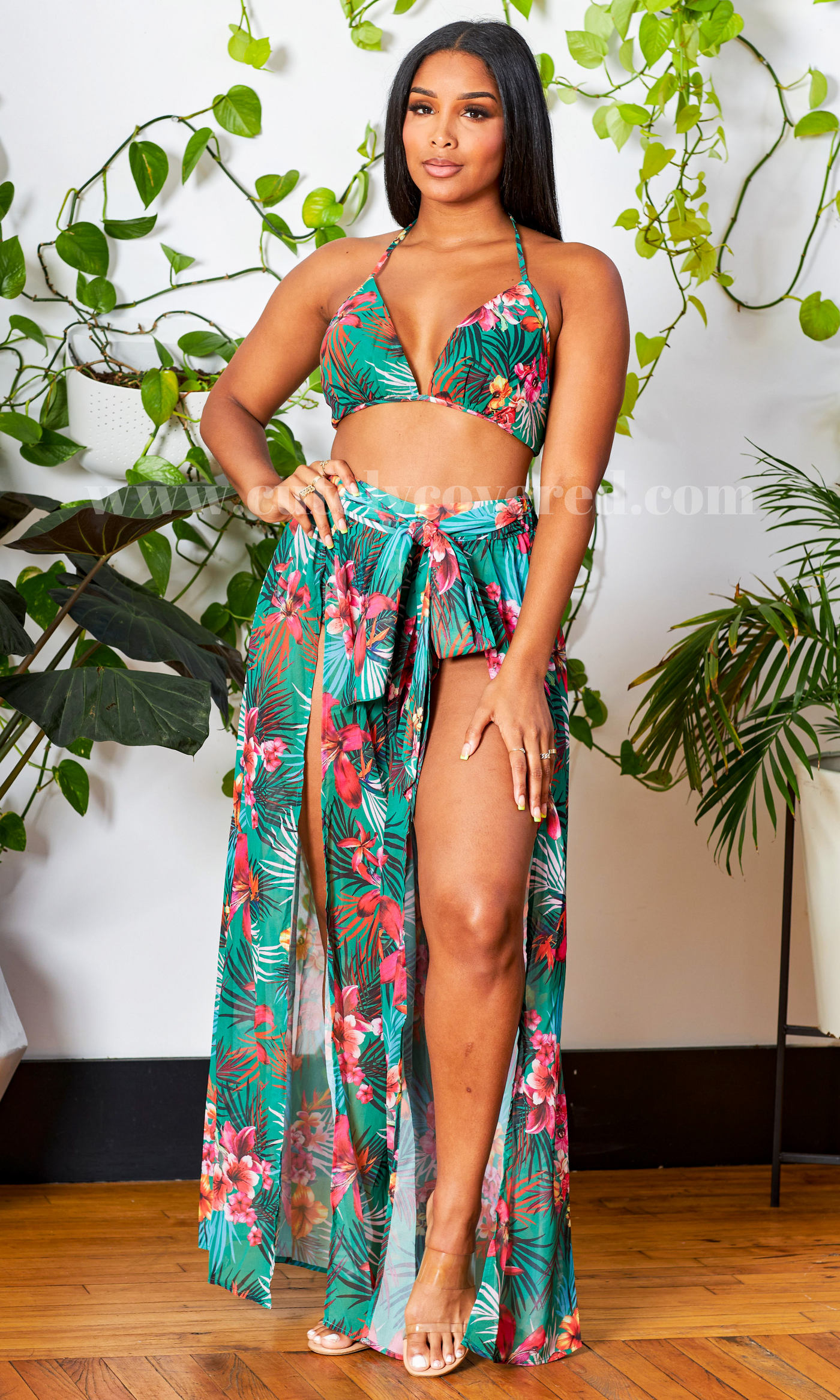 Flower Fairy l  Swimsuit Two Piece Set FINAL SALE - Cutely Covered